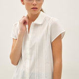 The Eloise Pintuck Blouse