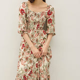 the Caroline Fall Floral Dress