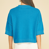 The Eldora Short Sleeve Sweater