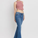High Rise Slim Boot Cut - Vervet.  F5