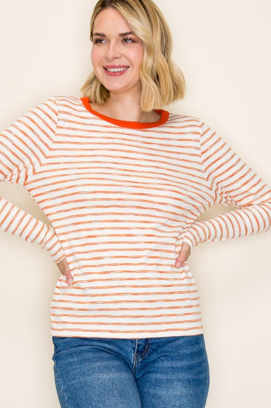 the Hazel Stripe Top