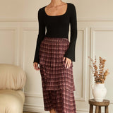 the Manhattan Plaid Skirt