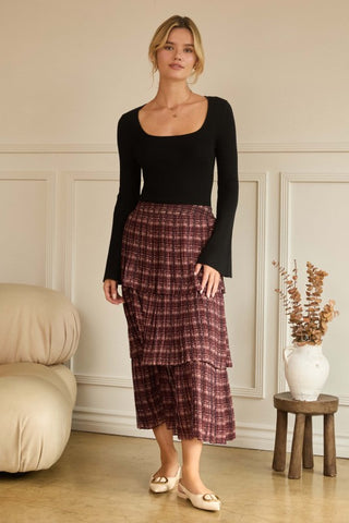 the Manhattan Plaid Skirt
