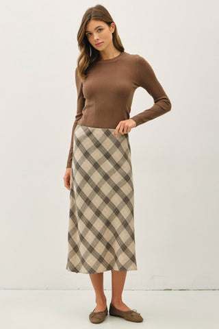 the Esther Plaid skirt