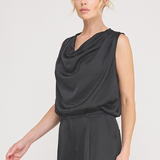The June Satin Blouse