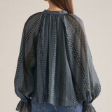 The Evelyn Mix Print Blouse