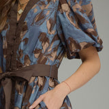 The Allison Brown Floral Dress