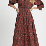 the Ollie Brown Floral Dress