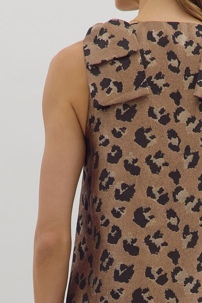 the Margo Animal Print top