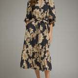 The Brianne Floral Midi Dress