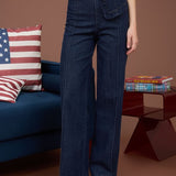 The Yale High Waist Denim Pants