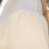 The Lara Cream Puff Sleeve Knit Top