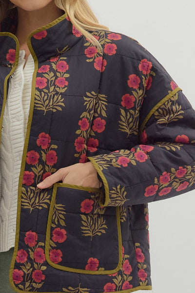 the Wren Floral Jacket