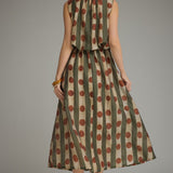 The Bianca High Neck Midi Dress