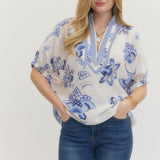 The Glenn Floral Top