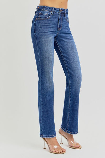 Risen Denim - High Rise Crop Straight  G6