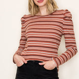 the Eliza Striped top