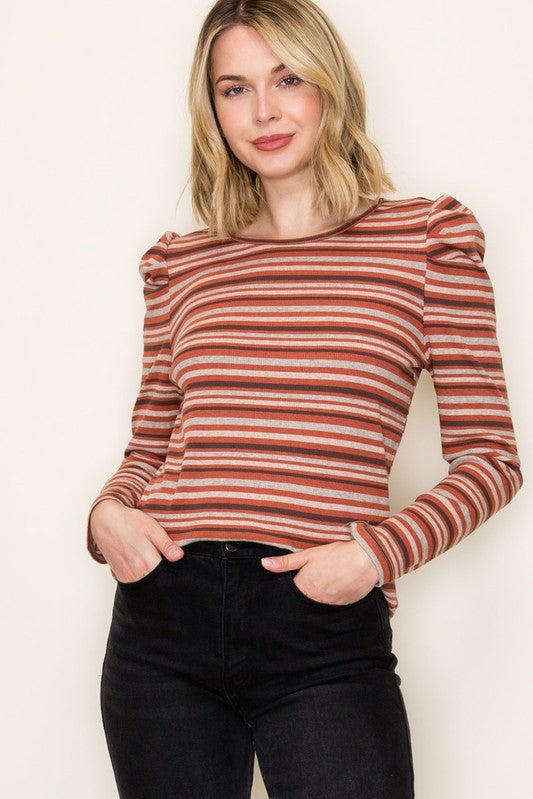the Eliza Striped top