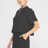 The Parker Black Trim Top