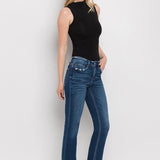 Mid Rise Ankle Slim Straight - Flying Monkey Jeans    G1