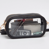 Double Zipper Oval Clear Gameday/Stadium Bag