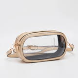 Double Zipper Oval Clear Gameday/Stadium Bag