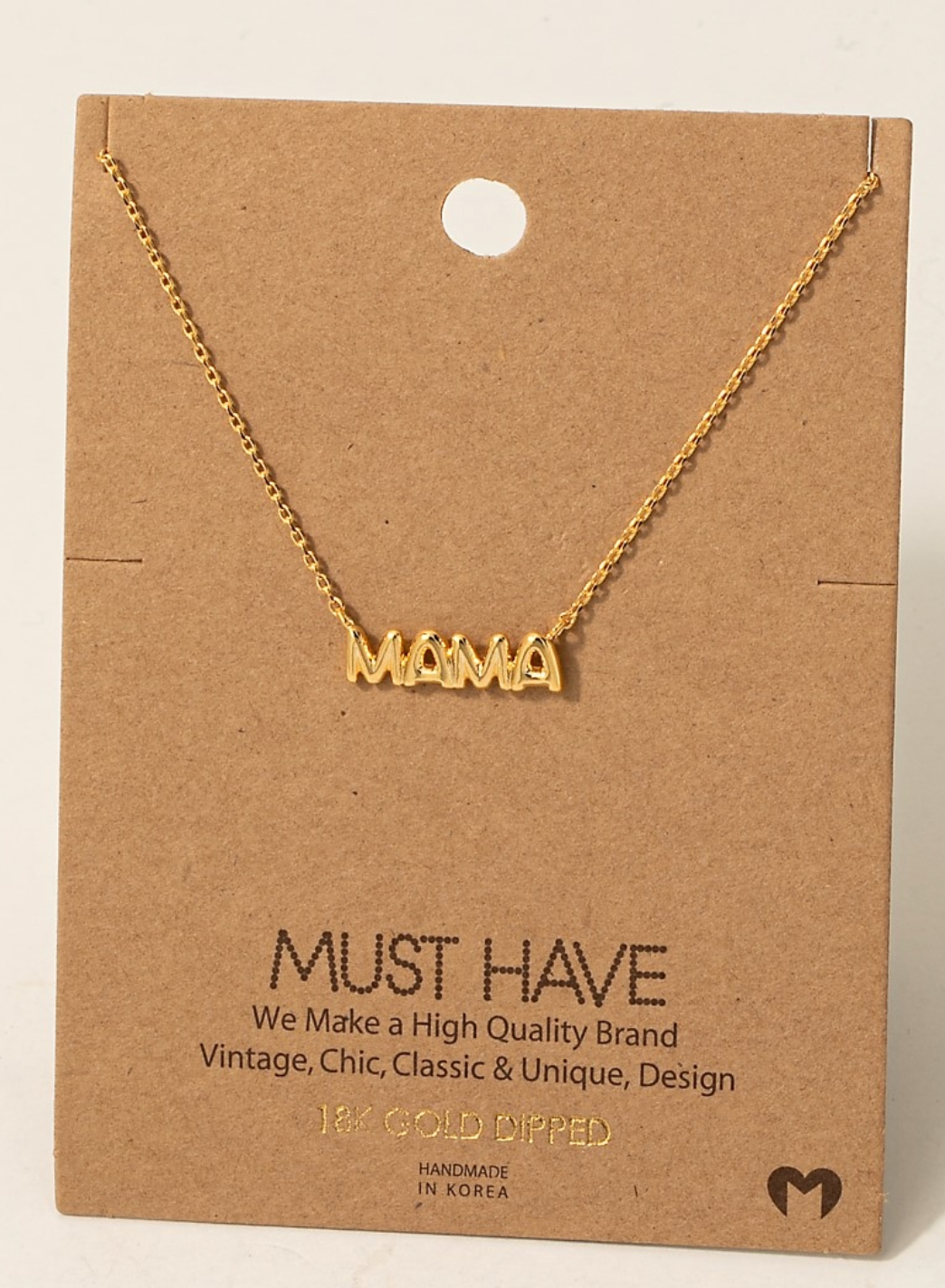 Bubble Mama Pendant Necklace