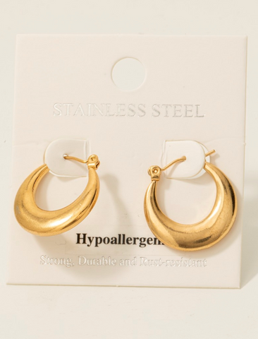 Graduated Hoop Earrings