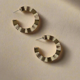 Wavy Hoop earrings