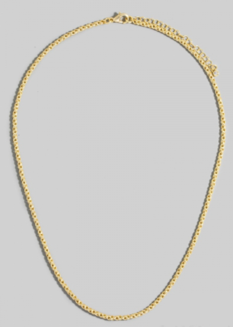 Tight Braided Rope Classic Chain Necklace