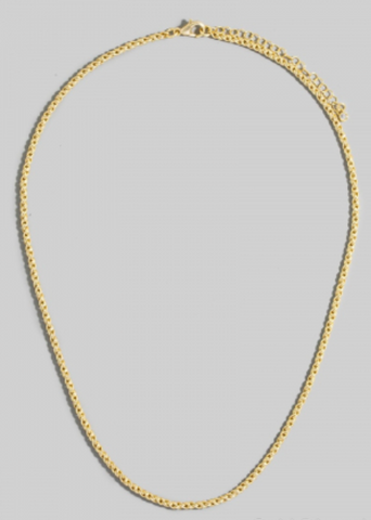 Tight Braided Rope Classic Chain Necklace