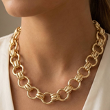 Multi Link Statement Chain Necklace