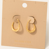 Thin Graduated Hoop Earrings