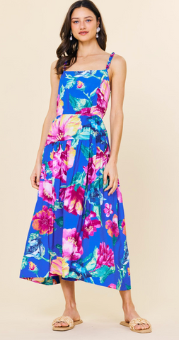 the Summer braided midi dress