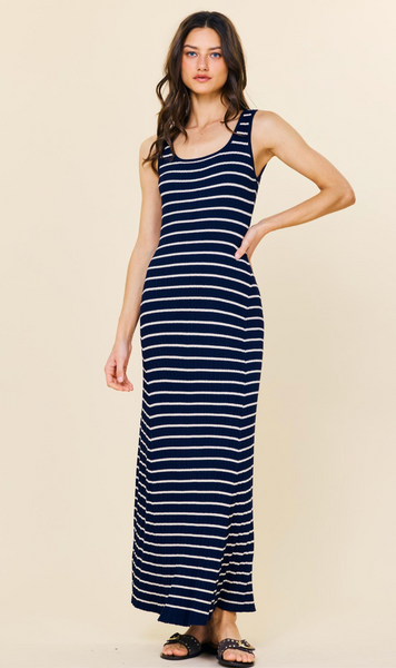 Justice Navy Stripe Dress