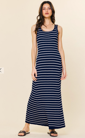 Justice Navy Stripe Dress