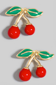 Cherry Stud Earrings