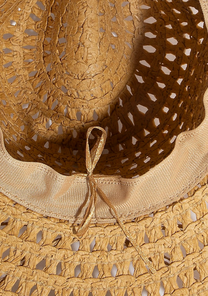 Straw Braid Floppy Hat