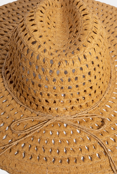 Straw Braid Floppy Hat