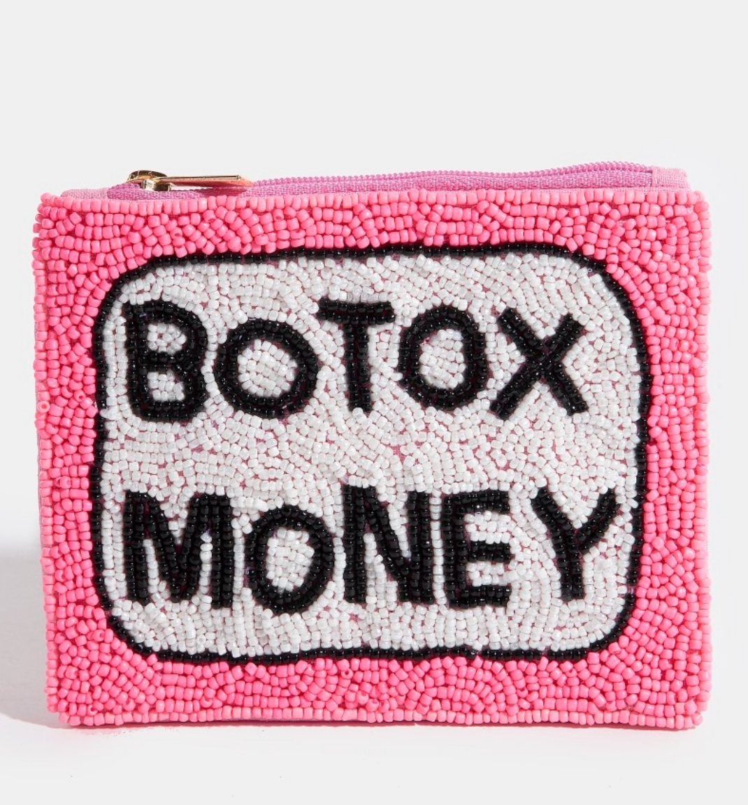 Botox MoneySeed Beaded Coin Purse