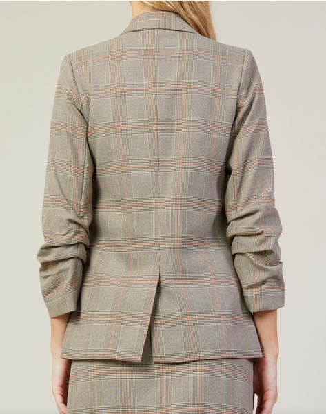 the Felix Plaid Blazer