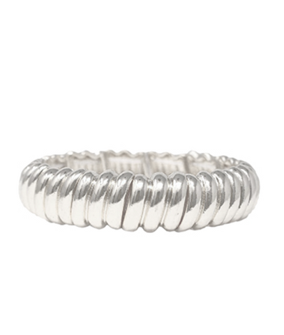 Silver - Cobra Stretch Bracelet
