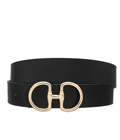 Link Buckle Belt - Black