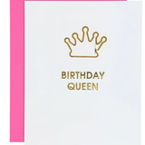 Birthday Queen - Paper Clip Letterpress Card