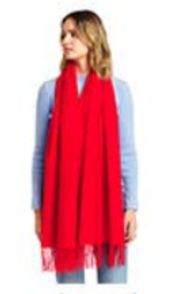 Soft Cashmere Blend Solid Color Fringes Scarf - 8 colors