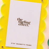 Mini Acrylic Picture Frame Magnet  - 8 colors