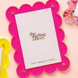 Mini Acrylic Picture Frame Magnet  - 8 colors
