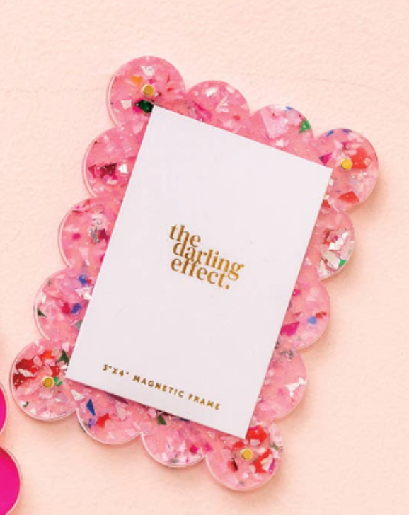 Mini Acrylic Picture Frame Magnet  - 8 colors