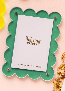 Mini Acrylic Picture Frame Magnet  - 8 colors