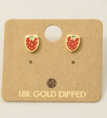 Strawberry Stud Earrings